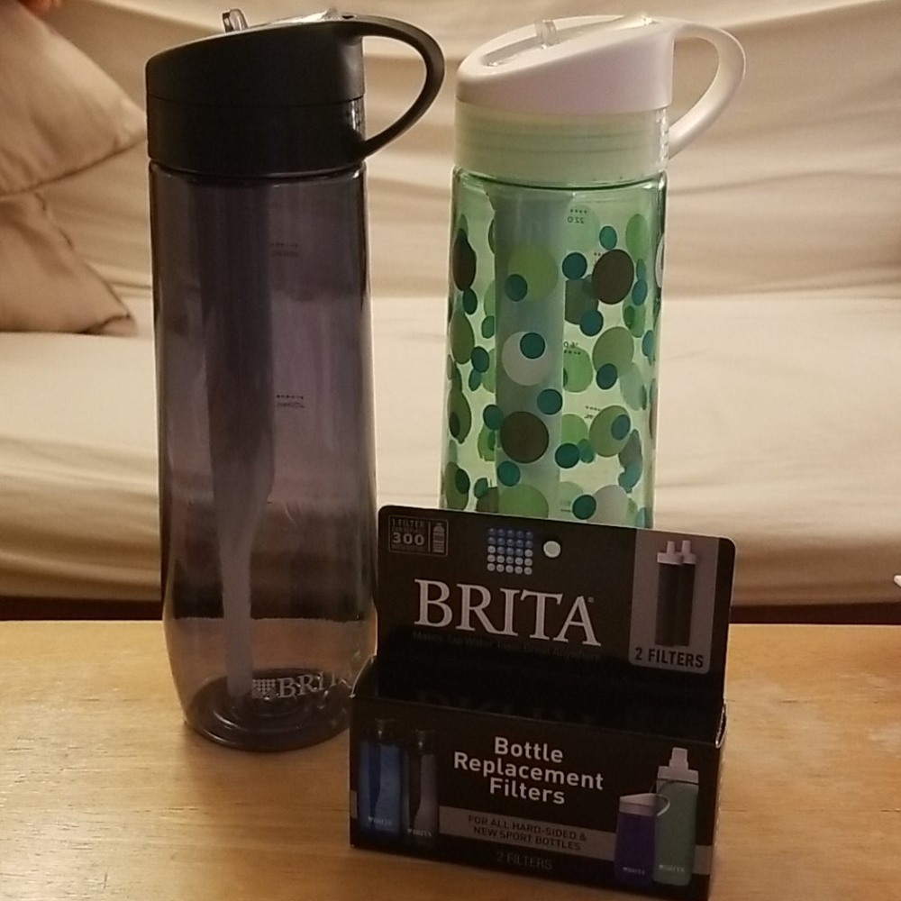 2 Brita water bottles